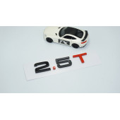 DK Tuning 2.5 T Bagaj Siyah Kırmızı 3M Yazı Logo Audi İle Uyumlu thumbnail 2