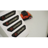 Citroen Logo Kapı Kenarı Koruma Metalize Damla Desen 3M Band - 1