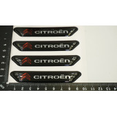 Citroen Logo Kapı Kenarı Koruma Metalize Damla Desen 3M Band - 6