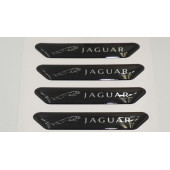 Jaguar Logo Kapı Kenarı Koruma Metalize Damla Desen 3M Band - 4