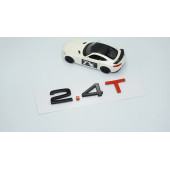 DK Tuning 2.4 T Bagaj Siyah Kırmızı 3M Yazı Logo Audi İle Uyumlu thumbnail 2