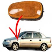 OPEL ASTRA G ÇAMURLUK SİNYAL LAMBASI SARI SAĞ VE SOL UYUMLU 1998 - 1