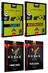 Son 20 Yılın Türkçe ve Matematik Çıkmış Soruları ve Çözümleri + Kuşak Matematik ve Paragraf Denemeler - 1