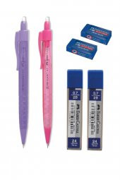 Tri Click Versatil Kalem 0.7 Mm 2 Adet 0.7 Mm uç 2 Adet Sınav Silgi 2 Adet - 1