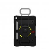 iPad 10.2 2021 (9.Nesil) Kılıf Kalem Bölmeli Defender Tablet Zırh Silikon - 2