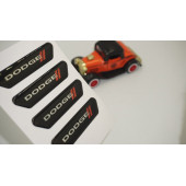 Dodge Logo Kapı Kenarı Koruma Metalize Damla Desen 3M Band - 1