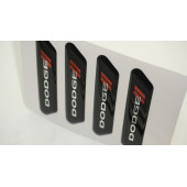 Dodge Logo Kapı Kenarı Koruma Metalize Damla Desen 3M Band - 5