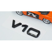 DK Tuning V10 3M 3D Siyah ABS Bagaj Logo Amblem Audi İle Uyumlu - 3