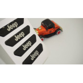 Jeep Logo Kapı Kenarı Koruma Metalize Damla Desen 3M Band - 1