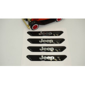 Jeep Logo Kapı Kenarı Koruma Metalize Damla Desen 3M Band - 3