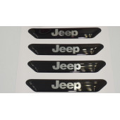 Jeep Logo Kapı Kenarı Koruma Metalize Damla Desen 3M Band - 4