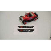 Seat Logo Çamurluk Yanı Ve Ayna Metalize Damla Desen 3M Logo Arma - 2