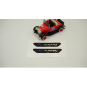 Subaru Logo Çamurluk Yanı Ve Ayna Metalize Damla Desen 3M Logo Arma - 2