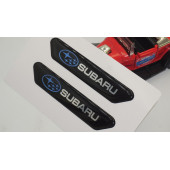 Subaru Logo Çamurluk Yanı Ve Ayna Metalize Damla Desen 3M Logo Arma - 5