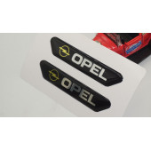 Opel Logo Çamurluk Yanı Ve Ayna Metalize Damla Desen 3M Logo Arma - 5