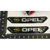 Opel Logo Çamurluk Yanı Ve Ayna Metalize Damla Desen 3M Logo Arma - 6