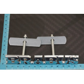 DK Tuning Brabus Krom Metal Ön Panjur Vidalı Yazı Logo Benz İle Uyumlu thumbnail 4