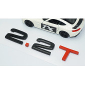 DK Tuning 2.2 T Bagaj Siyah Kırmızı 3M Yazı Logo Audi İle Uyumlu - 3