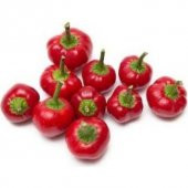 Nadir Tatlı Kiraz Biberi Tohumu Ekim Seti 10 Tohum Top Süs Biber Tohumu Saksı Toprak Kombin - 1