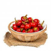 Nadir Tatlı Kiraz Biberi Tohumu Ekim Seti 10 Tohum Top Süs Biber Tohumu Saksı Toprak Kombin - 2