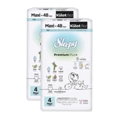 Sleepy Bio Natural Premium Plus Süper Paket Külot Bez 4 Numara Maxi 96 Adet - 3