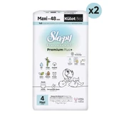 Sleepy Bio Natural Premium Plus Süper Paket Külot Bez 4 Numara Maxi 96 Adet - 2