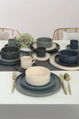 Keramika River Stackable Yemek/Kahvaltı Takımı 20 Parça 4 Kişilik - 817639 thumbnail 1