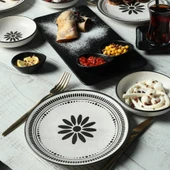 Keramika Keraart Black Rose Kahvaltı Takımı 21 Parça 4 Kişilik - 1