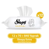 Sleepy Extra Islak Bebek Havlusu 12x70 (840 Yaprak) - 1