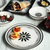 Keramika Keraart Black Rose Kahvaltı Takımı 21 Parça 4 Kişilik - 2