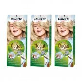 Palette Kalıcı Doğal Renkler Saç Boyası 10-0 Açık Sarı 3 Paket - 1
