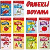 Parıltı Örnekli Boyama Seti 10 Kitap - 1