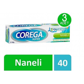 Corega Süper Diş Protezi Yapıştırıcı Naneli Krem 40 gr 3 Adet - 1