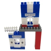 Farbu Oyuncak Lego 45 Parça Polis Yapı Blokları Seti thumbnail 8