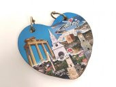 Kalpli Anı Hatıra Günlük SevgiliDefteri Sert Kapaklı Sarı Yapraklı Antalya Görselli 30 yaprak - 1