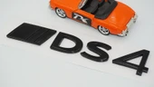 DK Tuning DS4 Bagaj Siyah ABS 3M Logo Arma Yazı Citroen İle Uyumlu - 3