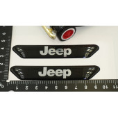Jeep Logo Çamurluk Yanı Ve Ayna Metalize Damla Desen 3M Logo Arma - 6