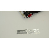 Subaru STİ Tecnica international Alüminyum Torpido Ayna Sticker - 3