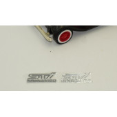 Subaru STİ Tecnica international Alüminyum Torpido Ayna Sticker - 4