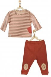 Andywawa Erkek Bebek Tarçın Alt Üst Takım Set AC22239R thumbnail 1