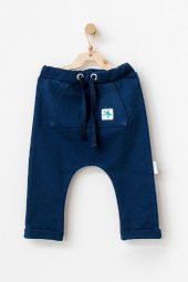 Andywawa Erkek Bebek Lacivert Tekli Pantolon AC21877R - 2