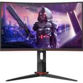 AOC C24G2U/BK 23.6" 165Hz 1ms (VGA HDMI-Display-VGA) FreeSync Full HD Curved LED Monitör - 1