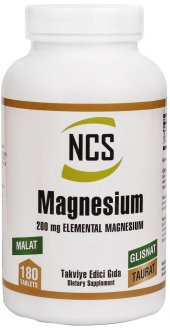 Ncs Magnesium Bisglisinat Malat Taurat 180 Tablet Magnezyum Element Formül - 3
