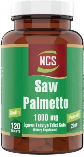 Ncs Saw Palmetto 1000 Mg 120 Tablet Pumpkin Biotin Zinc Complex - 1
