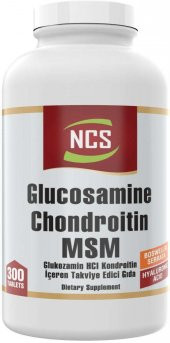 NCS Glucosamine Chondroitin MSM Hyaluronic Acid Boswellia 300 Tab - 1