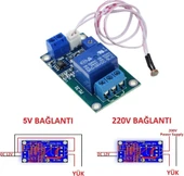 XH-M131 Ldr Işık Kontollü Tek Kanal Röle 5V Gündüz Gece Algılayıcı Röle - 2