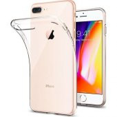 İphone 7-8 Esnek Şeffaf Silikon Cep Telefonu Kılıfı thumbnail 1