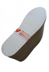 5 ÇİFT BEYAZ SUNİ DERİLİ PATİK TABANI - 1