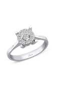 0.22 Ct. Modern Tasarım Coronet Tektaş Yüzük thumbnail 1