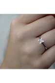 0.06 Ct. Kare Tektaş Pırlanta Yüzük thumbnail 2